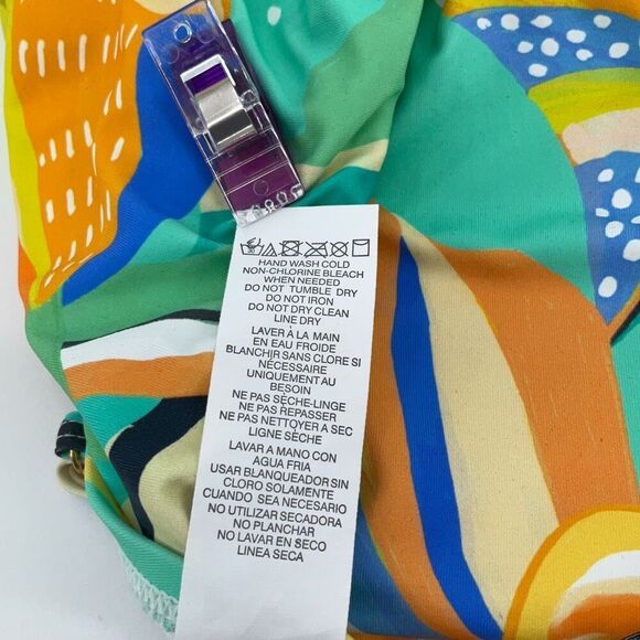 NWT La Blanca Multicolor Sun In Sicily Underwire One Piece Swimsuit Size 4 - Picture 8 of 9